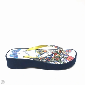 Sandals Flip Flops By Brighton In Multi-colored, Size: 6 Dinosaur Flip Flops