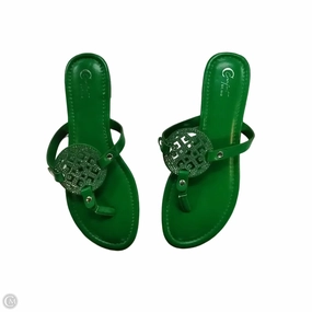 Sandals Flip Flops By Cato In Green, Size: 11 Stud Flip Flops