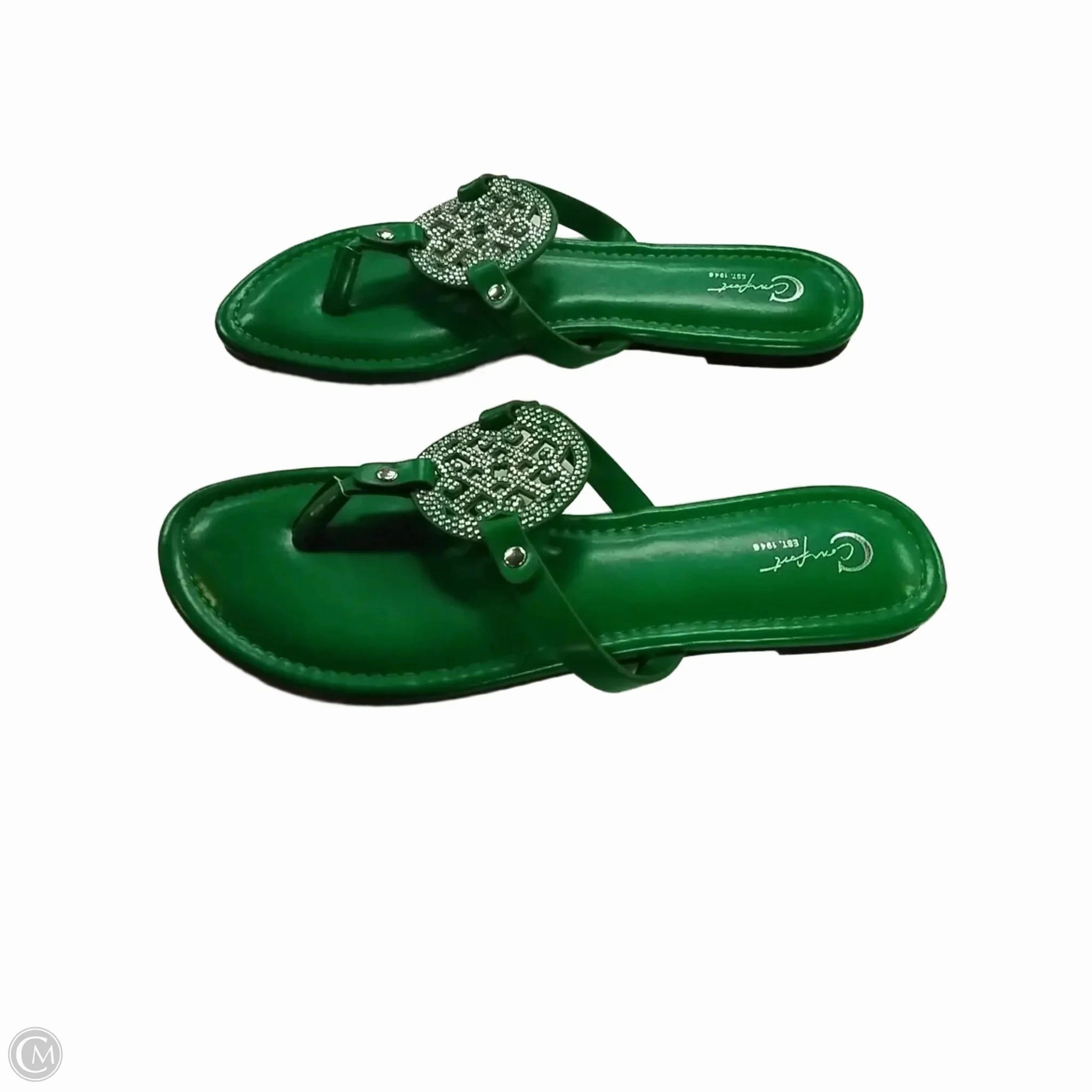 Sandals Flip Flops By Cato In Green, Size: 11 Flip Flops Sale Uk