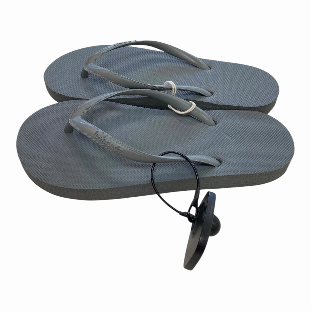 Fancy Flip Flops For Beach Wedding Sandals Flip Flops By Clothes Mentor In Grey, Size:6