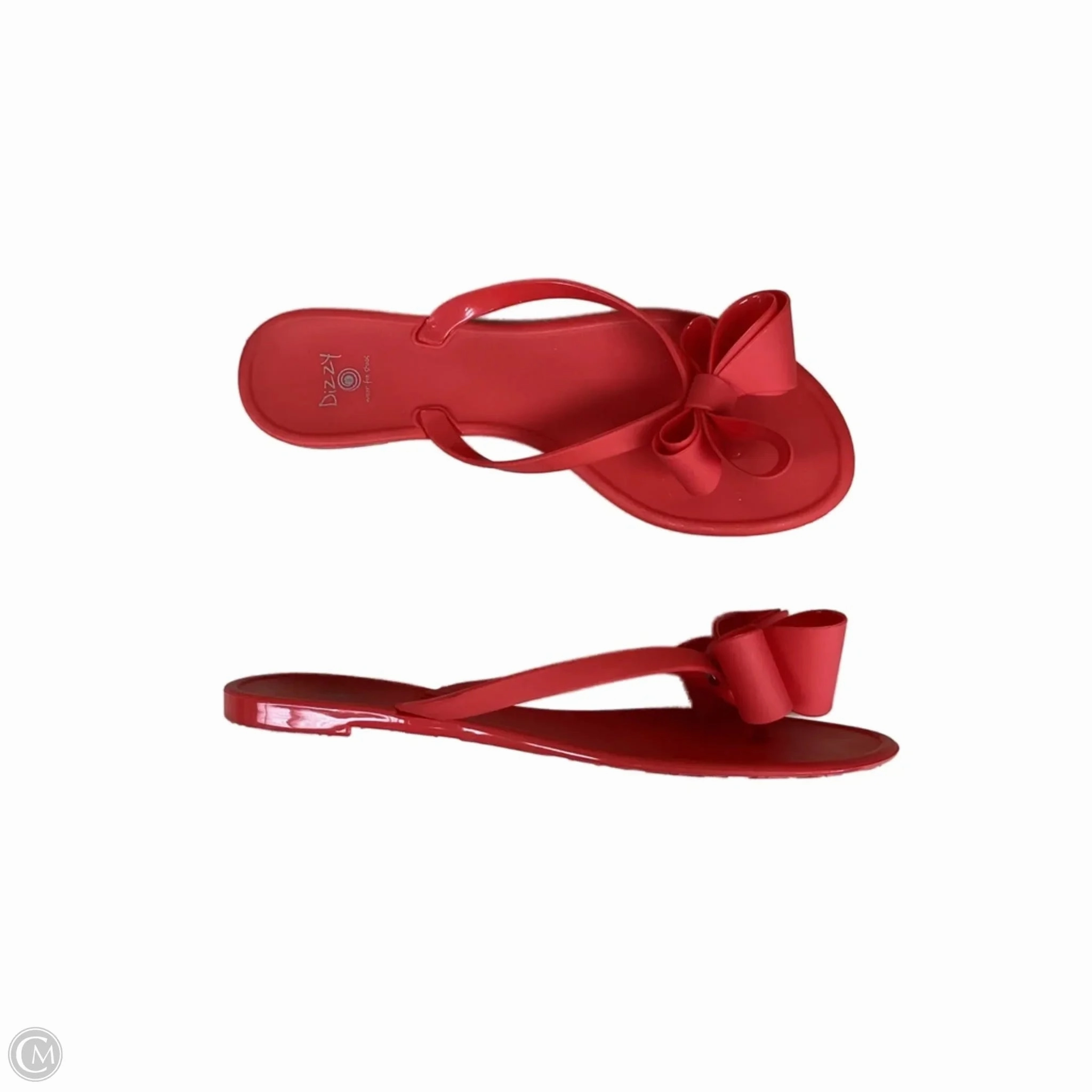 Sandals Flip Flops By Clothes Mentor In Red, Size: 10 Dad Flip Flops