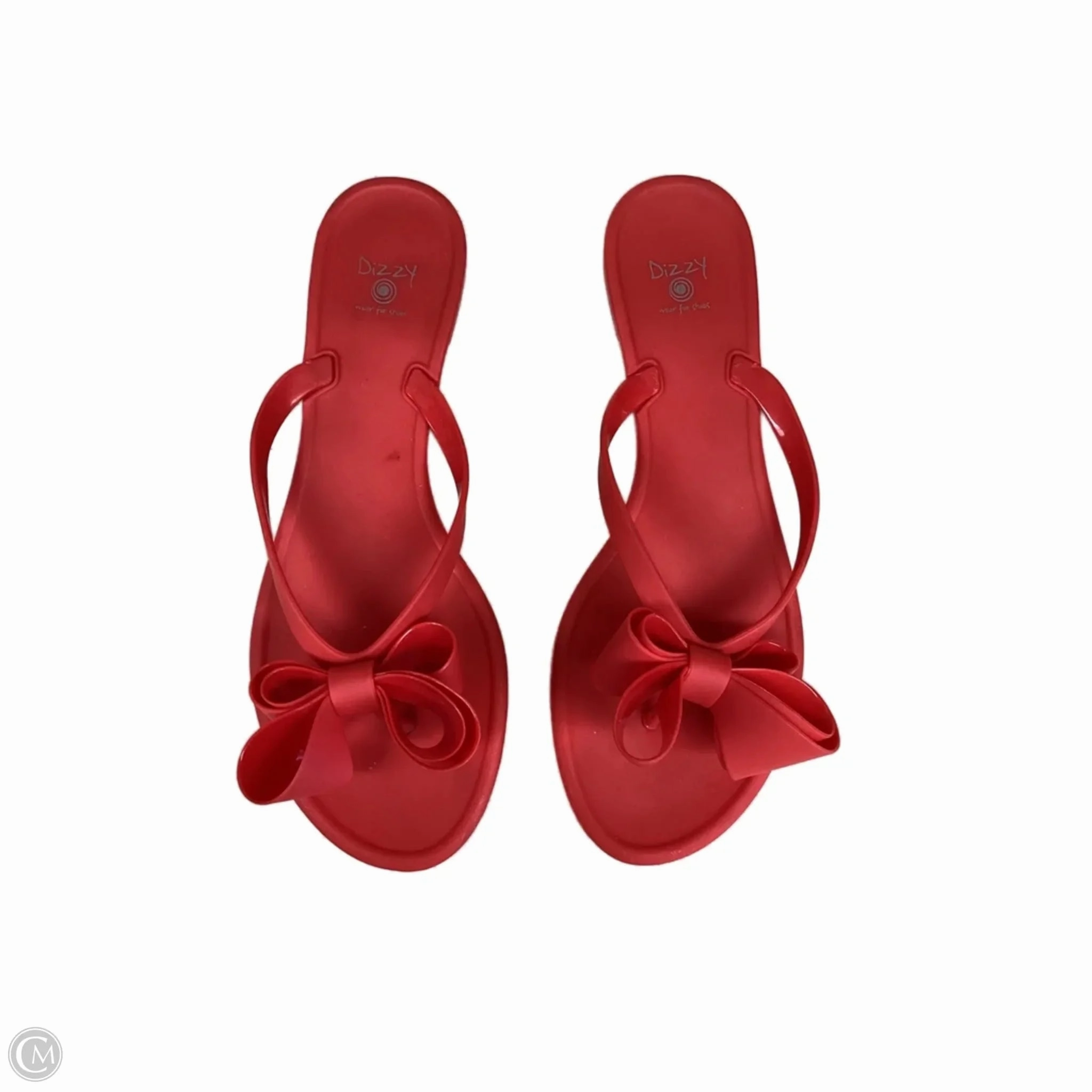 Jeffrey Campbell Flip Flops Sandals Flip Flops By Clothes Mentor In Red, Size: 10