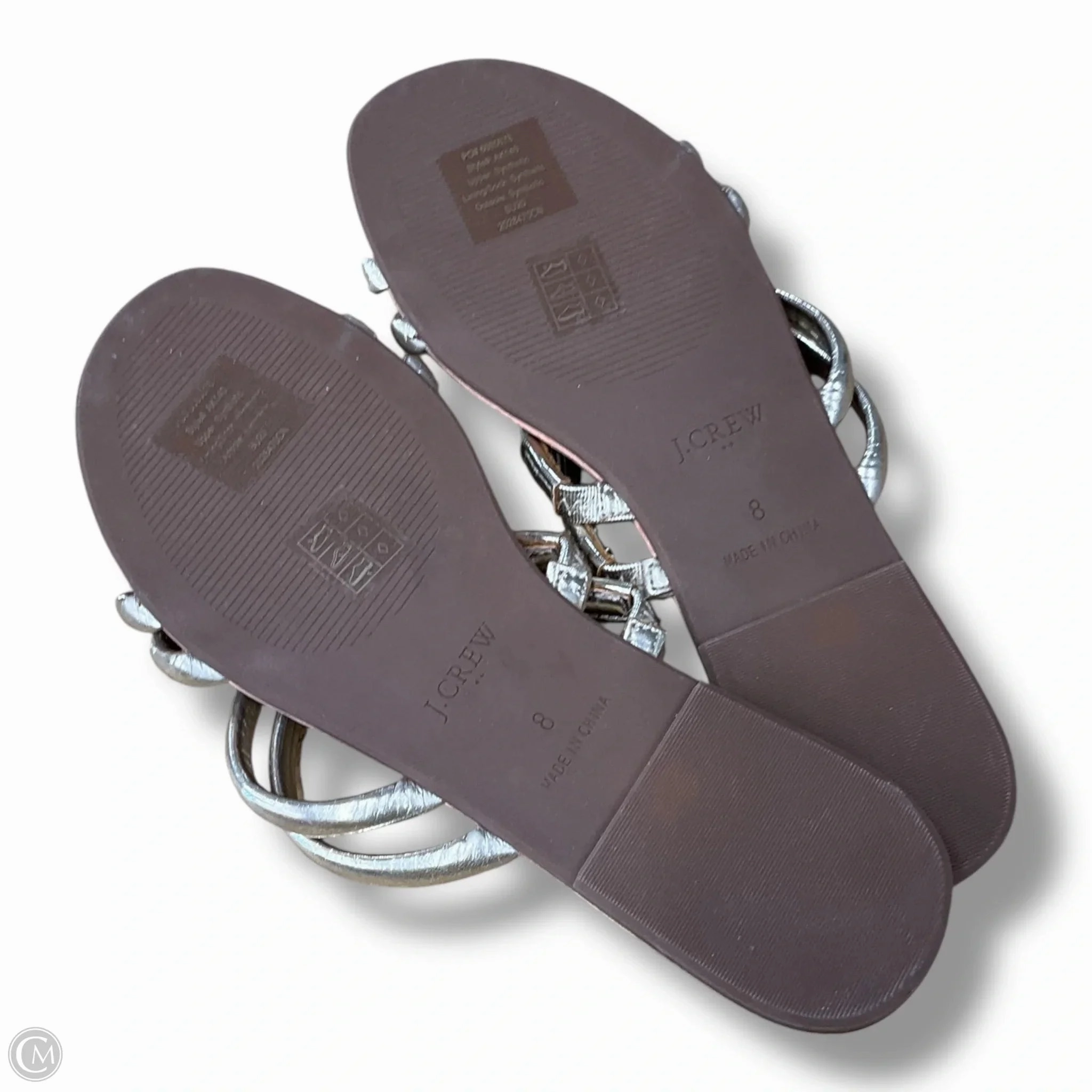 Cushion Bounce Flip Flops Sandals Flip Flops By J. Crew In Gold, Size: 8