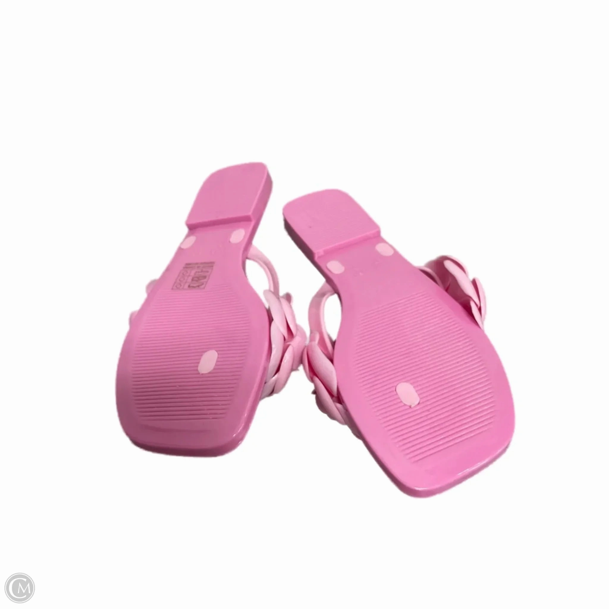 Raf Simons Flip Flops Sandals Flip Flops By Jeffery Campbell In Pink, Size: 6