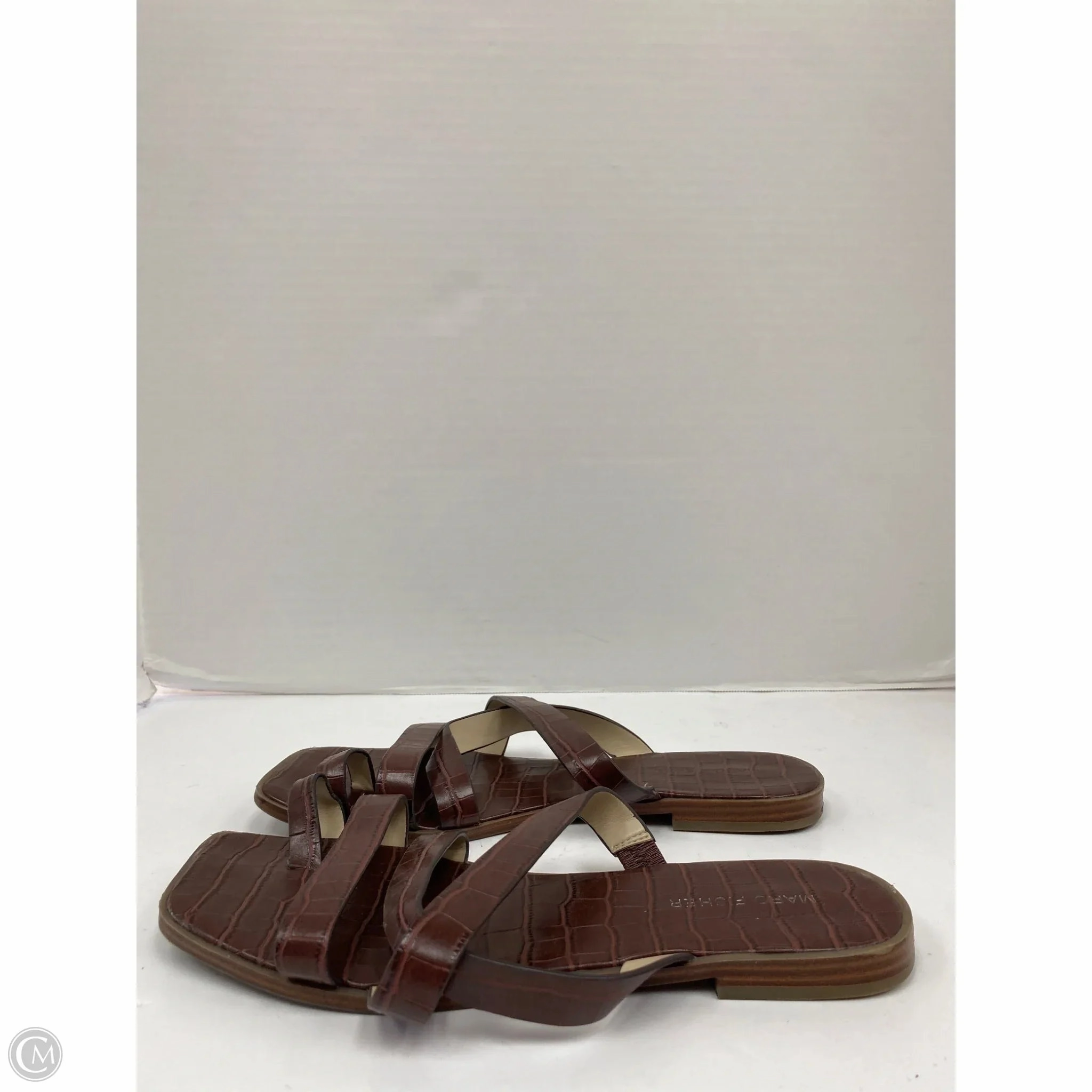 Sandals Flip Flops By Marc Fisher In Brown, Size: 8.5 Sparkly Flip Flops For Wedding