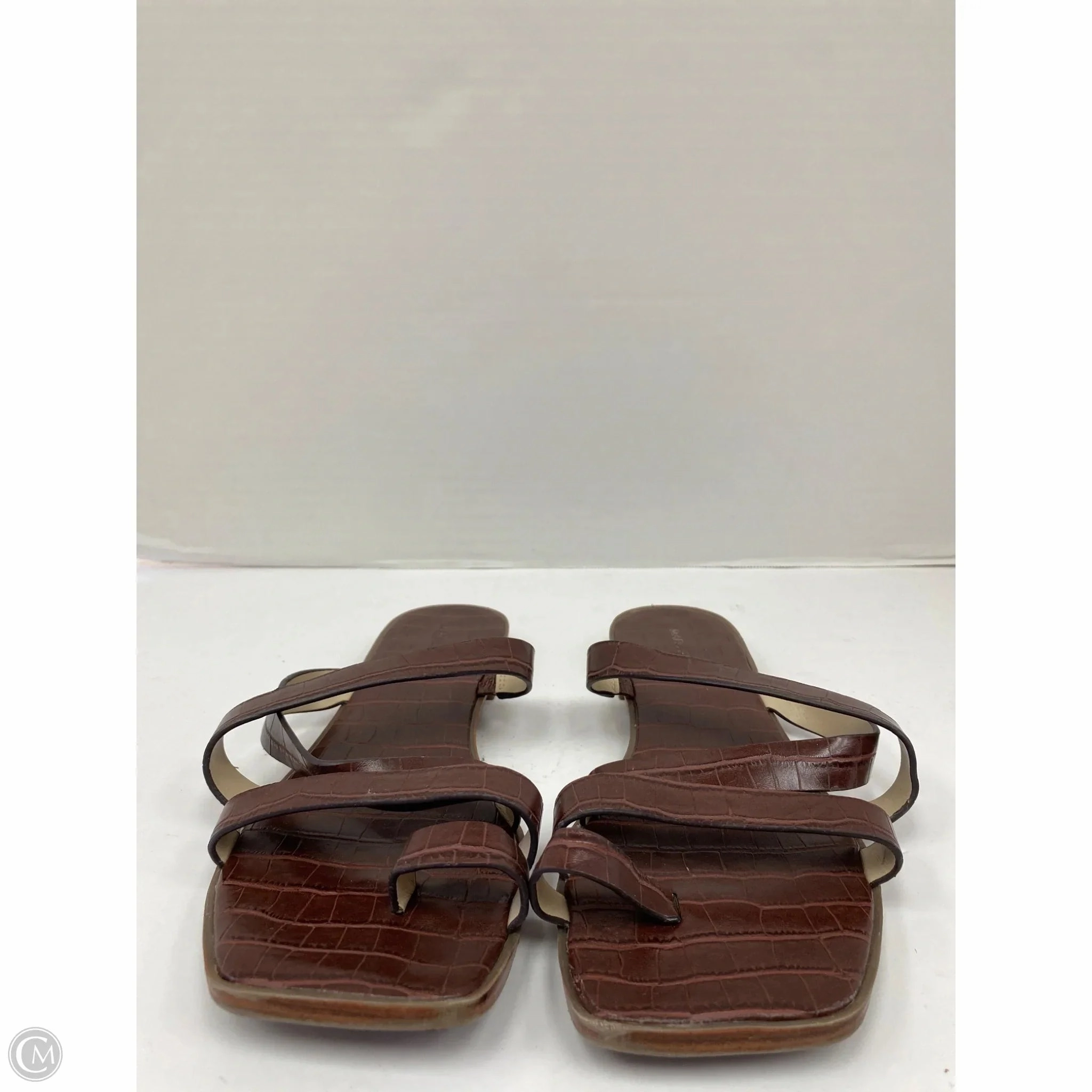 Sandals Flip Flops By Marc Fisher In Brown, Size: 8.5 Best Foot Support Flip Flops