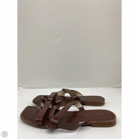 Sandals Flip Flops By Marc Fisher In Brown, Size: 8.5 Costco Flip Flops