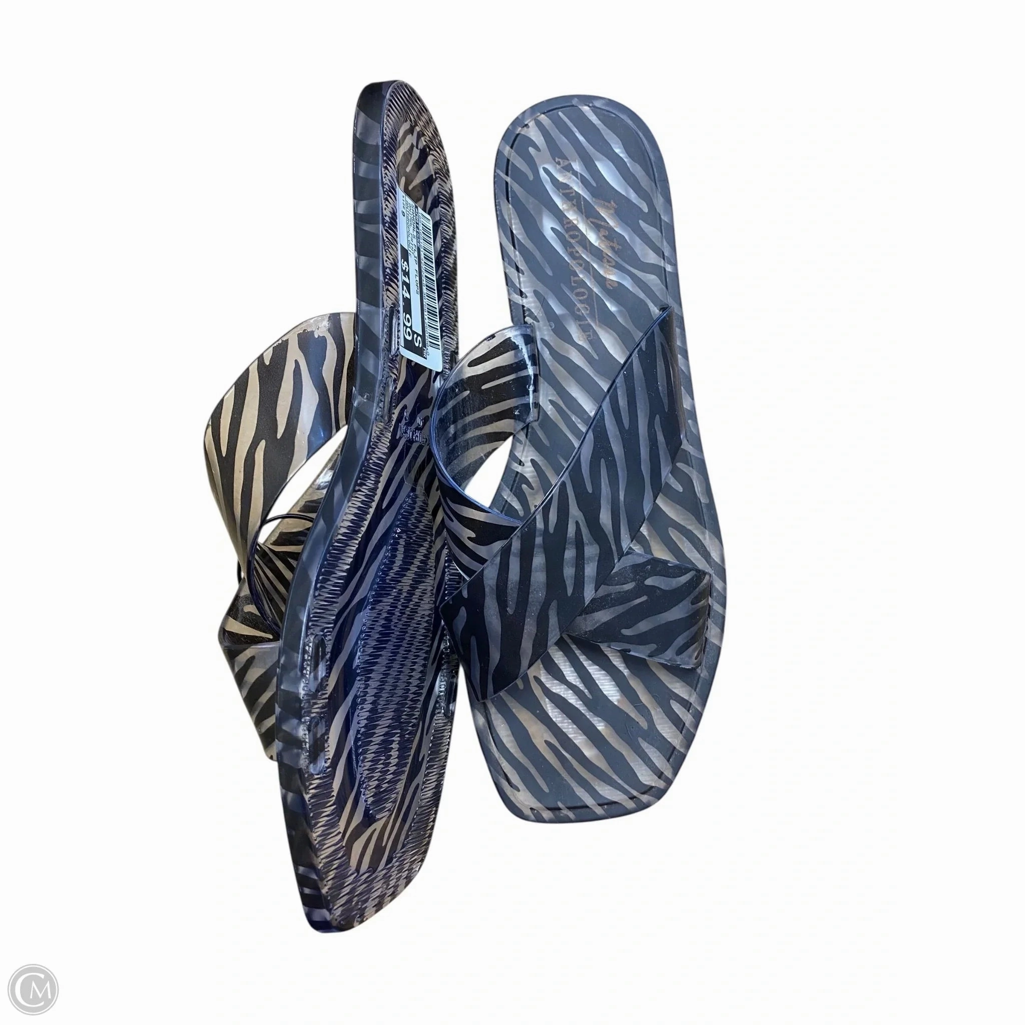 Supportive Flip Flops Sandals Flip Flops By Matisse In Animal Print, Size: 9