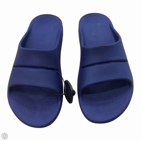 Sandals Flip Flops By Oofos In Blue, Size: 12 Flip Flops Size 16
