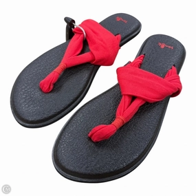 Sandals Flip Flops By Sanuk In Pink, Size: 10 Flip Flops With Built In Bottle Opener