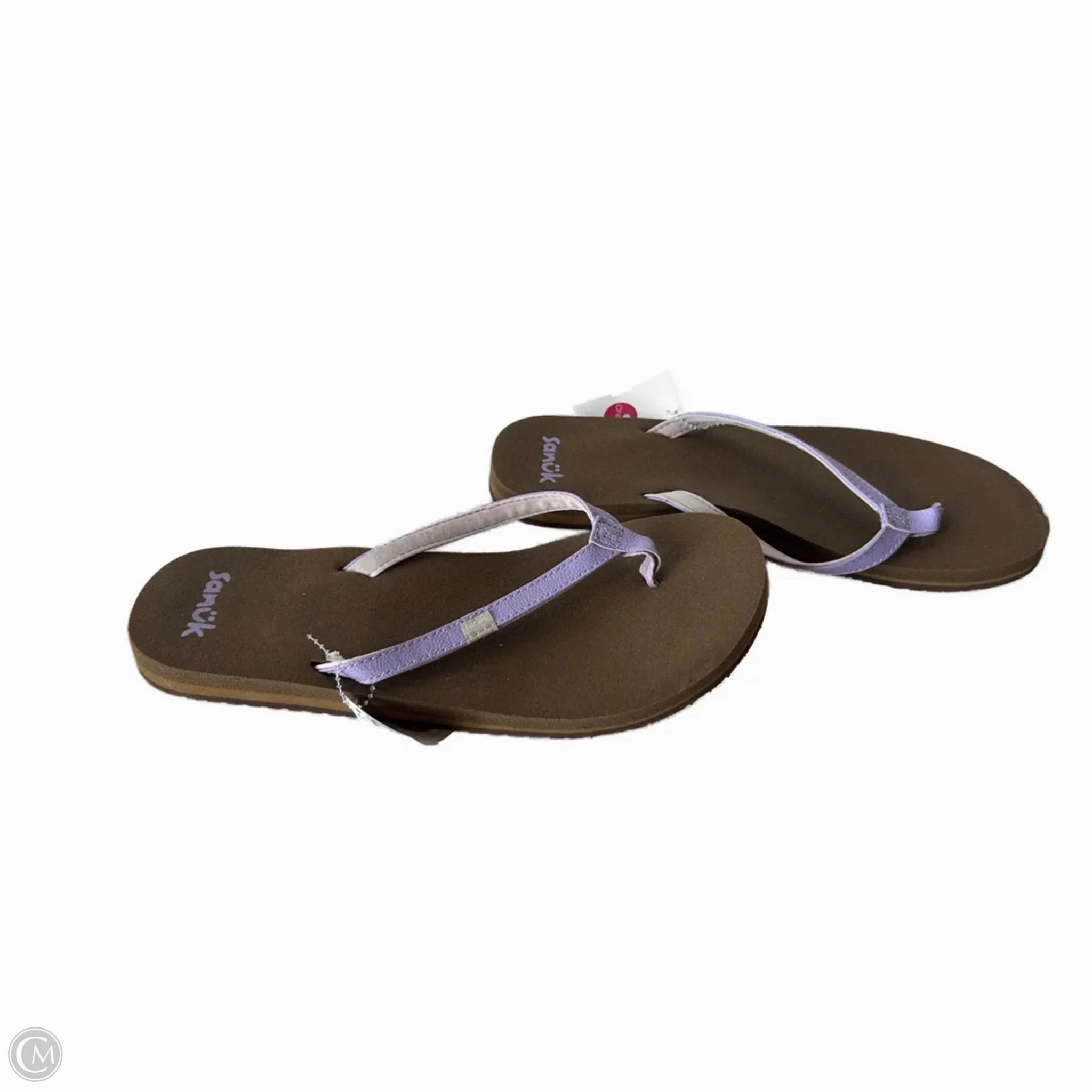 Sandals Flip Flops By Sanuk In Purple, Size: 8 Best Vegan Flip Flops