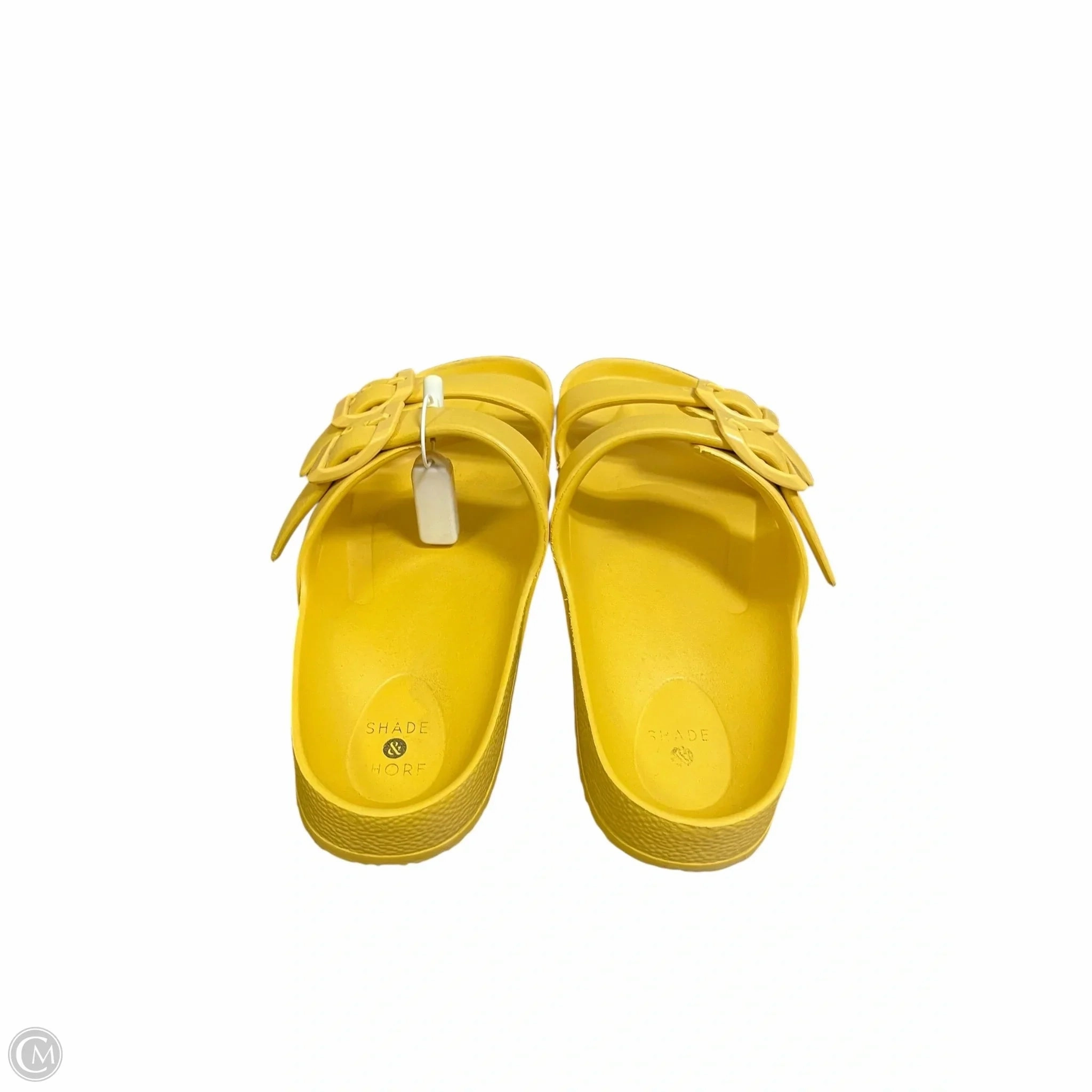 Flip Flops Nordstrom Rack Sandals Flip Flops By Shade & Shore In Yellow, Size: 6