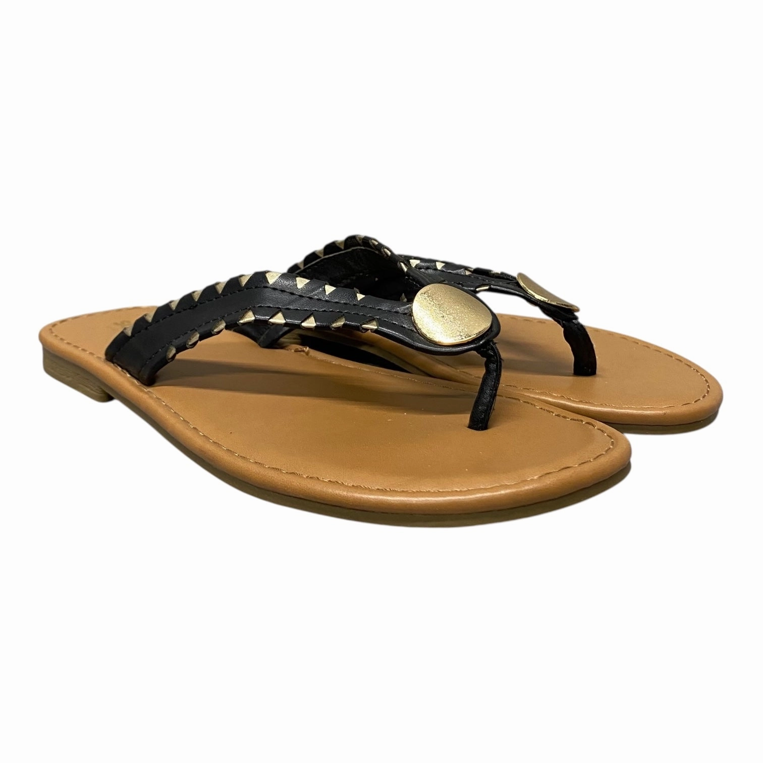 Lifeguard Flip Flops Sandals Flip Flops By Sonoma In Black, Size:7