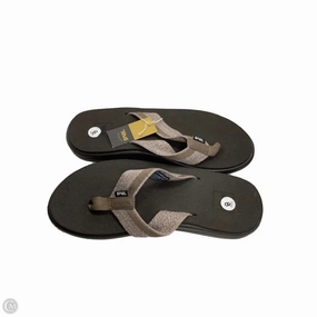 Sandals Flip Flops By Teva In Brown, Size: 8 Best Gym Flip Flops