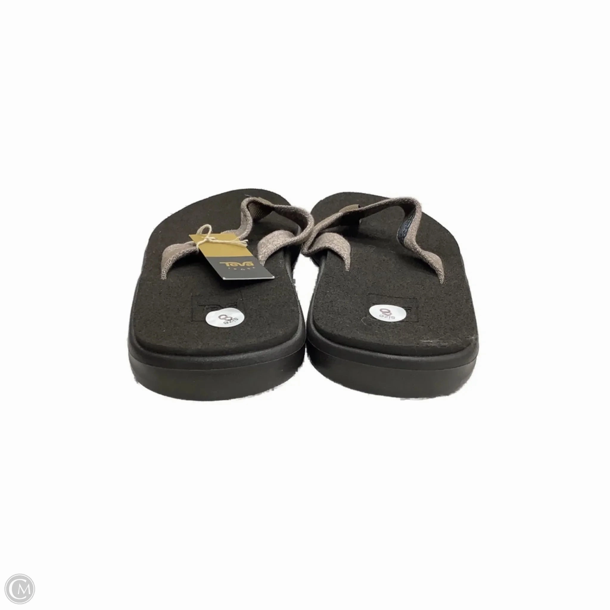 Sandals Flip Flops By Teva In Brown, Size: 8 Silk Flip Flops