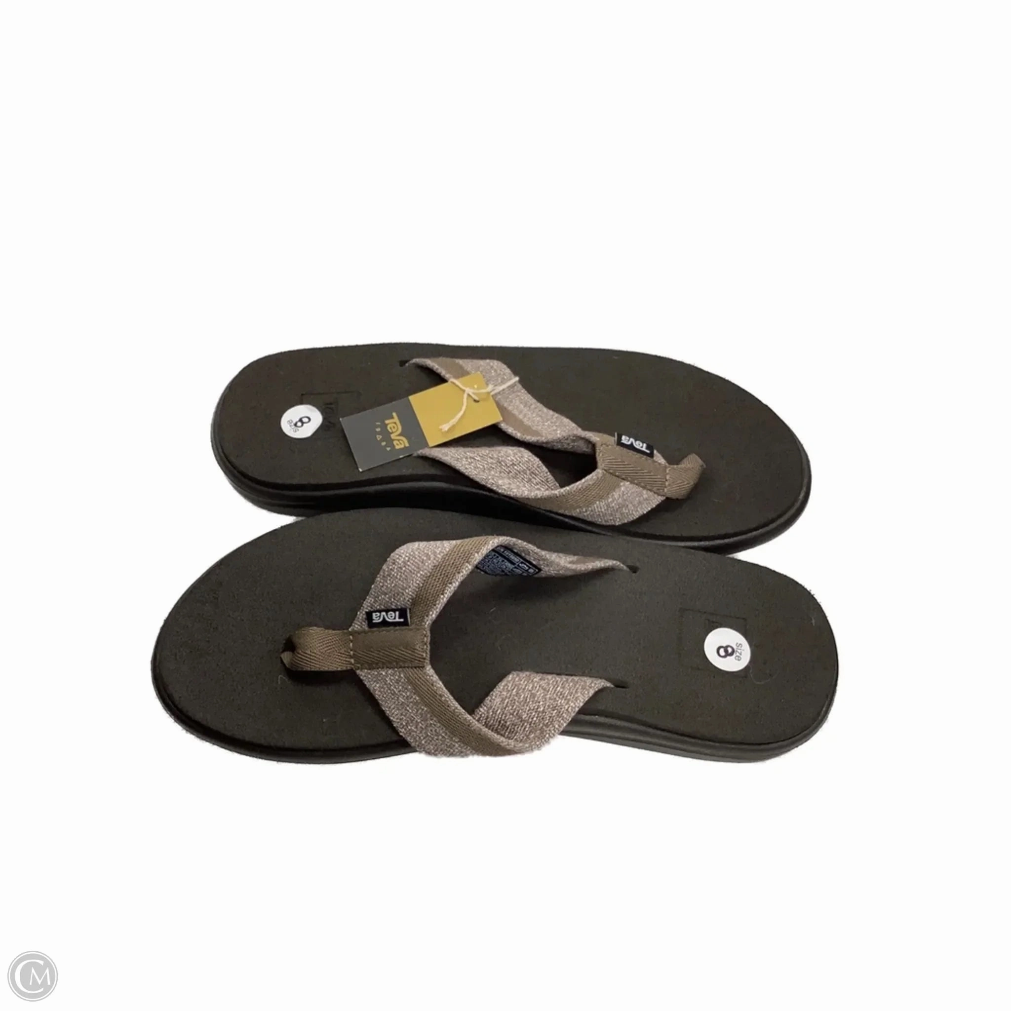 Eva Material Flip Flops Sandals Flip Flops By Teva In Brown, Size: 8
