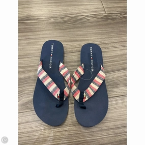 Best Flip Flops For Your Feet Sandals Flip Flops By Tommy Hilfiger In Blue & Red & White, Size: 11