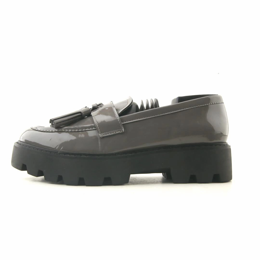 White Leather Slip Ons > Leather Slip Ons SARTO. .