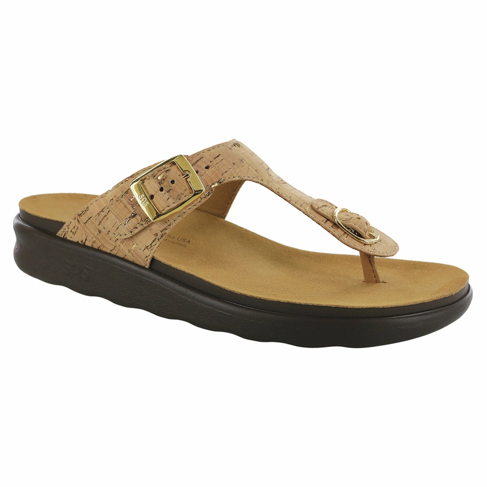 Vionic Flip Flops SAS Sanibel Sandal Golden Cork (Women's)
