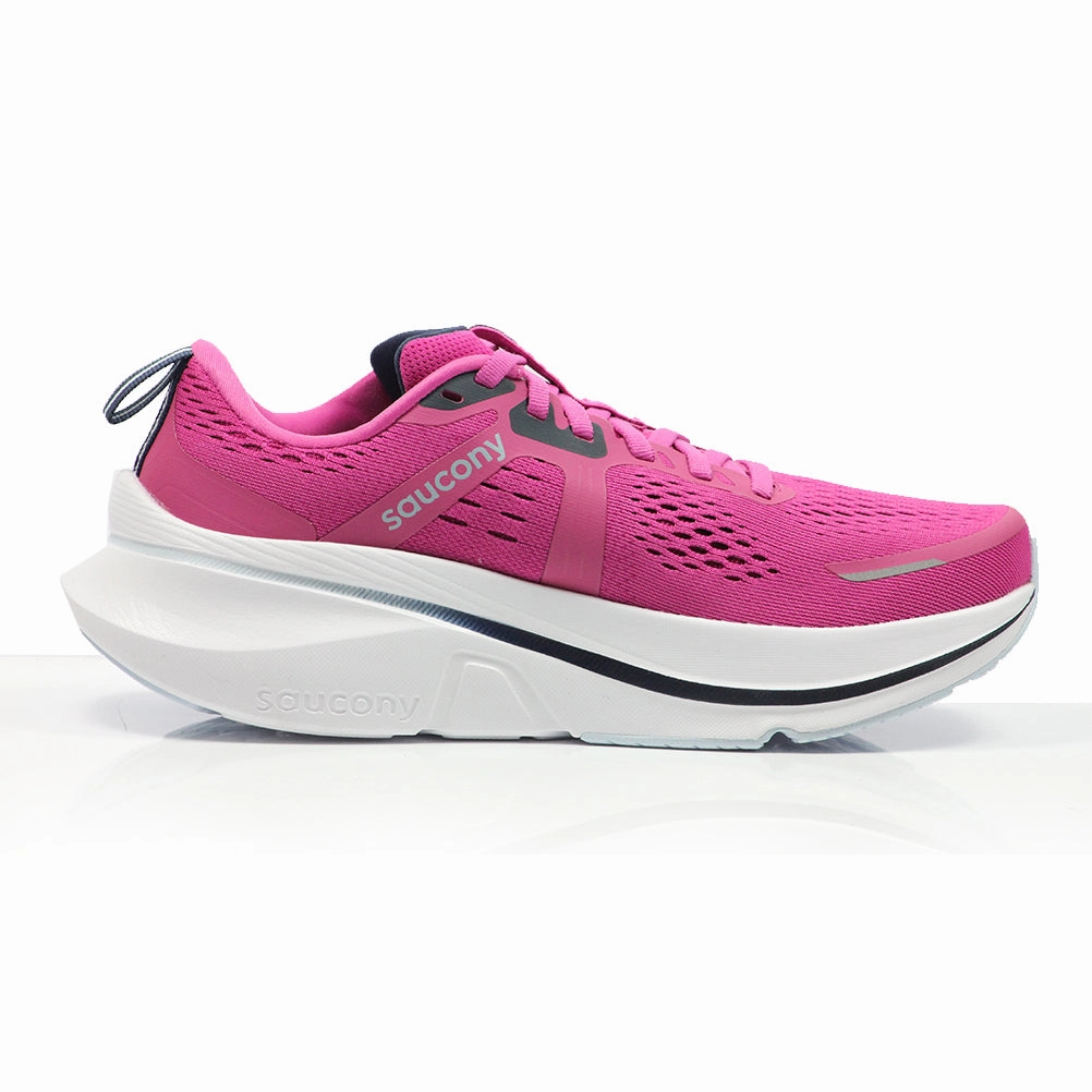 Running Shoes For High Arch Saucony Guide 18 Women's Running Shoe - Fuchsia/Navy