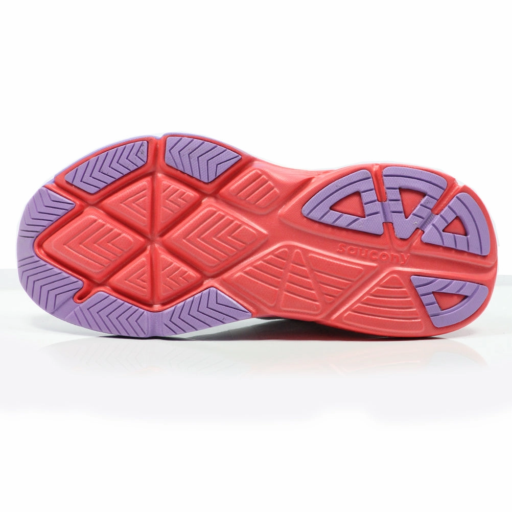 Saucony Guide 18 Women's Running Shoe - White/Crocus Ladies Running Shoes Sale