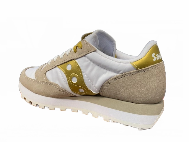 Saucony Originals scarpa sneakers da donna Jazz Original S1044-611 bianco-oro Sambas Sneakers