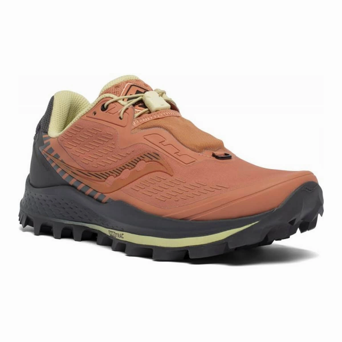 Saucony Peregrine 11 St Womens | Rust/charcoal Rock Plate In Trail