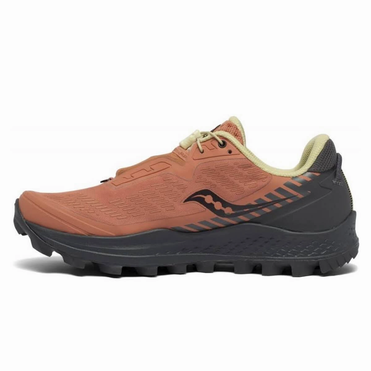 Leather Trail Shoes Saucony Peregrine 11 St Womens | Rust/charcoal