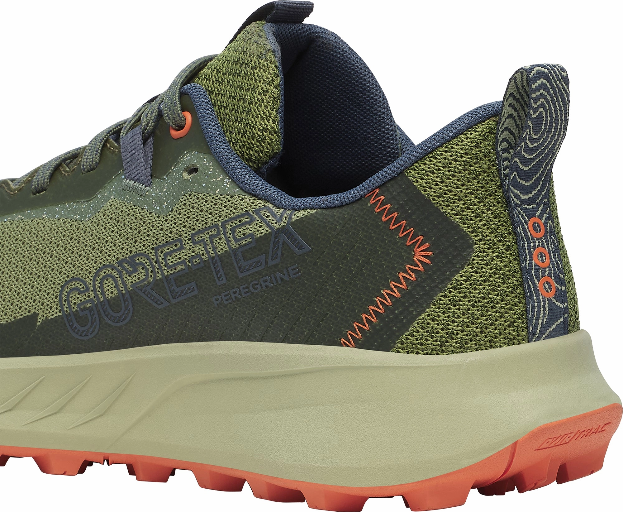 Hybrid And Road Saucony Peregrine 15 GORE-TEX Womens Trail Running Shoes - Green