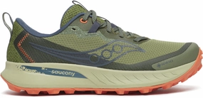 Best Waterproof Trail Shoe Saucony Peregrine 15 GORE-TEX Womens Trail Running Shoes - Green