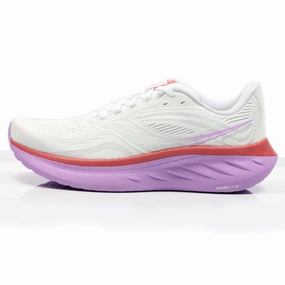 Saucony Ride 18 Women's Running Shoe - White/Coral Best Shoes For Walking/running