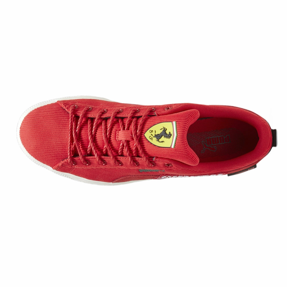 Cheap Quality Basketball Shoes Scuderia Ferrari Clyde Garage Crews Lace Up Sneakers