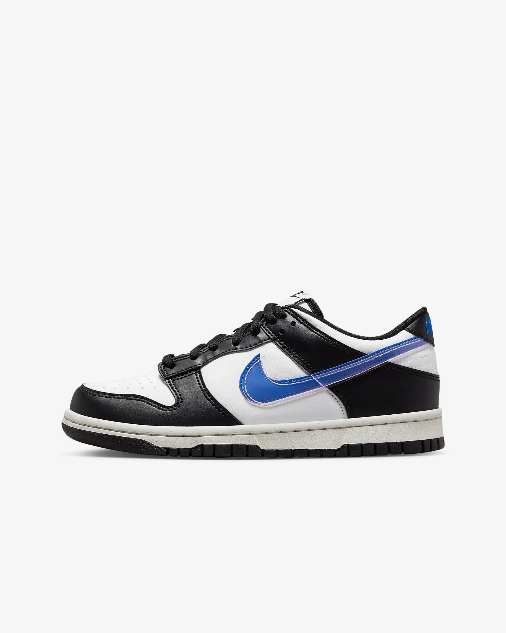 Nike Id Customize Your Own Shoes Nike Kid's Dunk Low Next Nature Shoes - Black / Hyper Royal / Summit