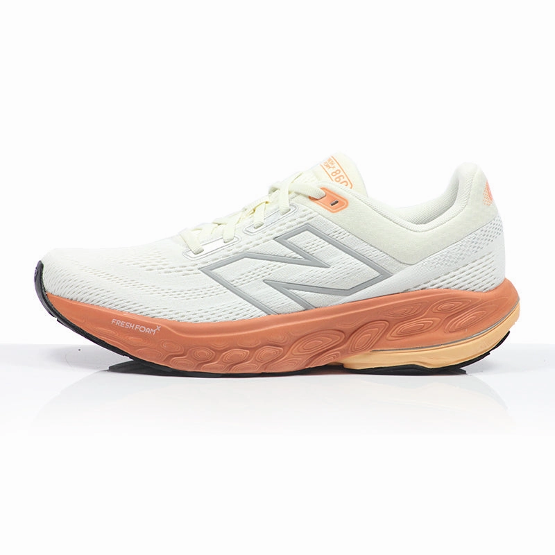 New Balance Fresh Foam X 860v14 Women's Running Shoe - White/Orange Best Running Shoes Who Supinate
