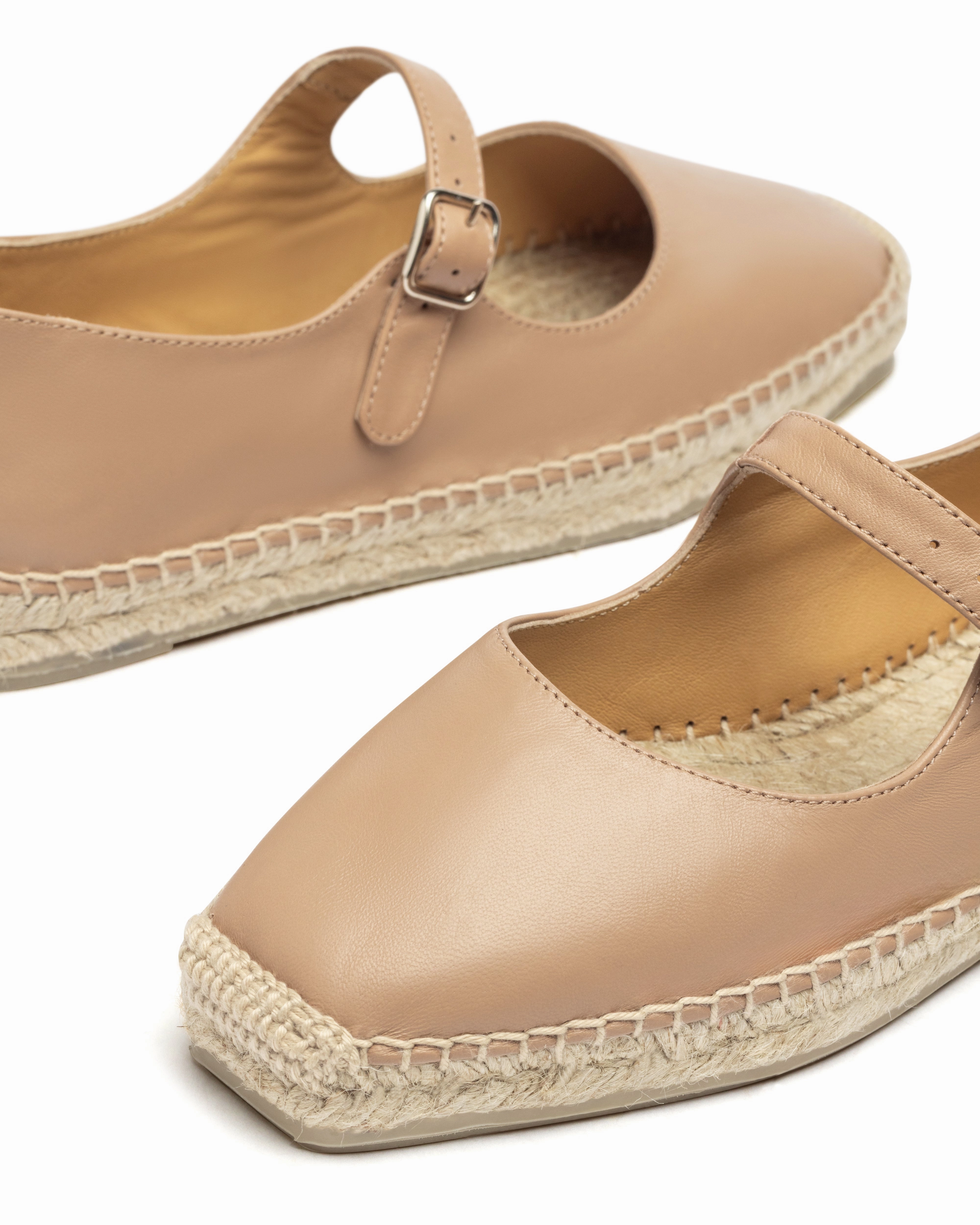 Andre Assous Espadrilles Sale Pepa Mary Jane Nude Espadrille