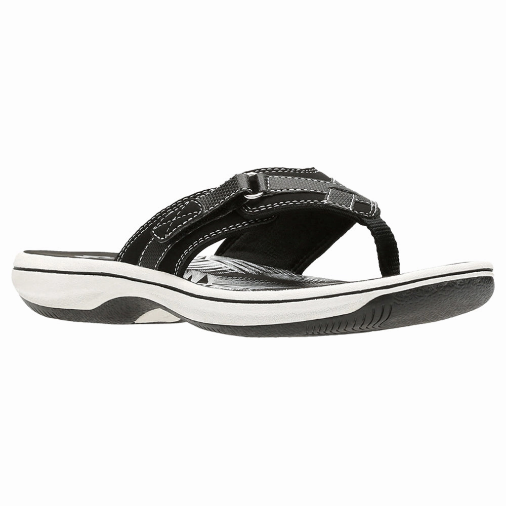 Clarks Breeze Sea Sandal Black (Women's) Surfer Joe Flip Flops