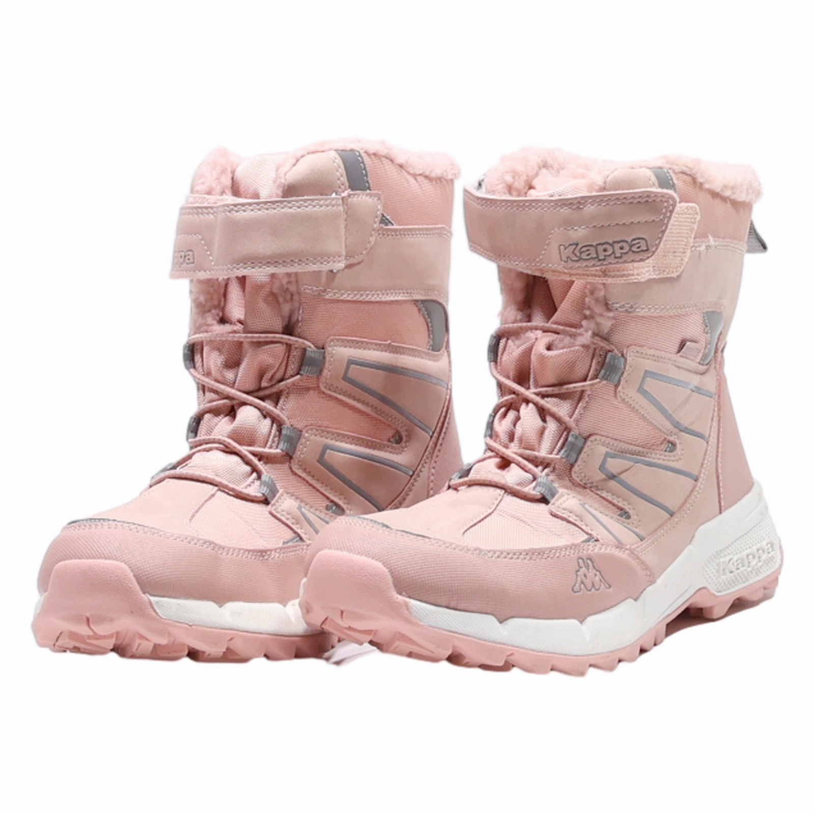 KAPPA Snow Boots Pink Synthetic Womens UK 5 Easy On Snow Boots