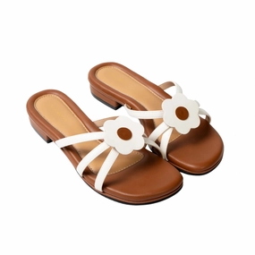 Swarovski Flat Shoes Dream in Hana White Flats