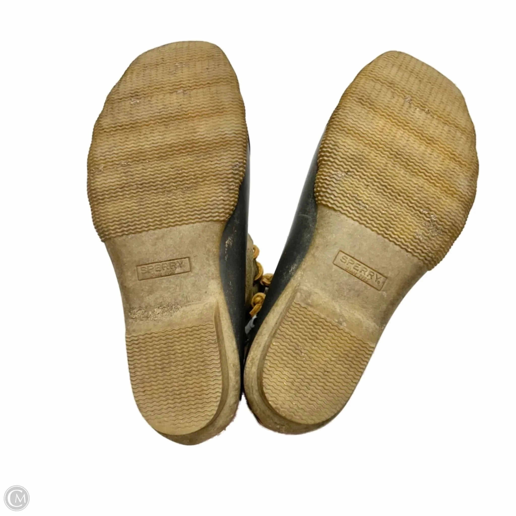 Boots Rain By Sperry In Green & Grey, Size: 6 Hunter Original Wellies Rain Boots