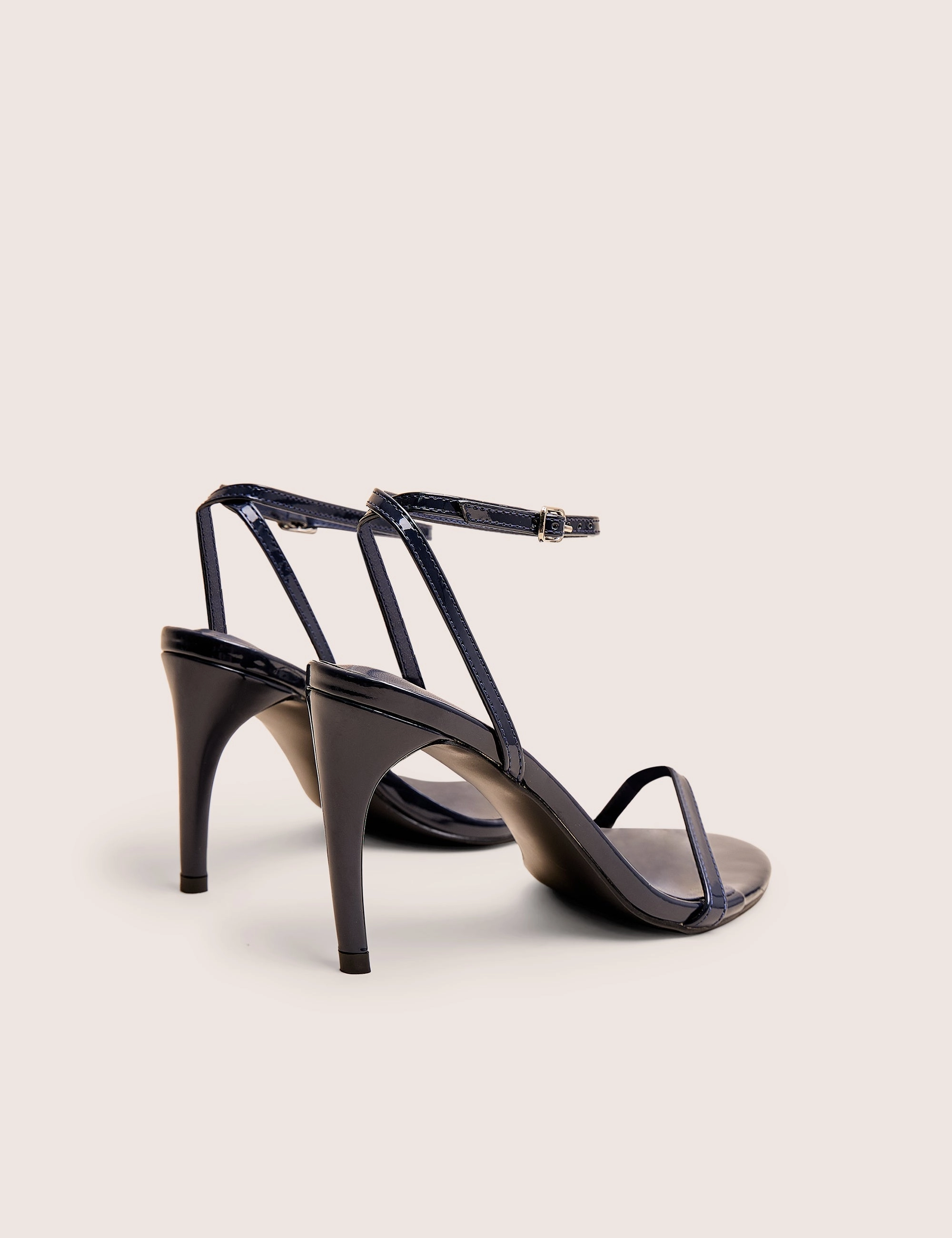 Selene Navy Patent Curved Heels Barely There All Kinds Of High Heels