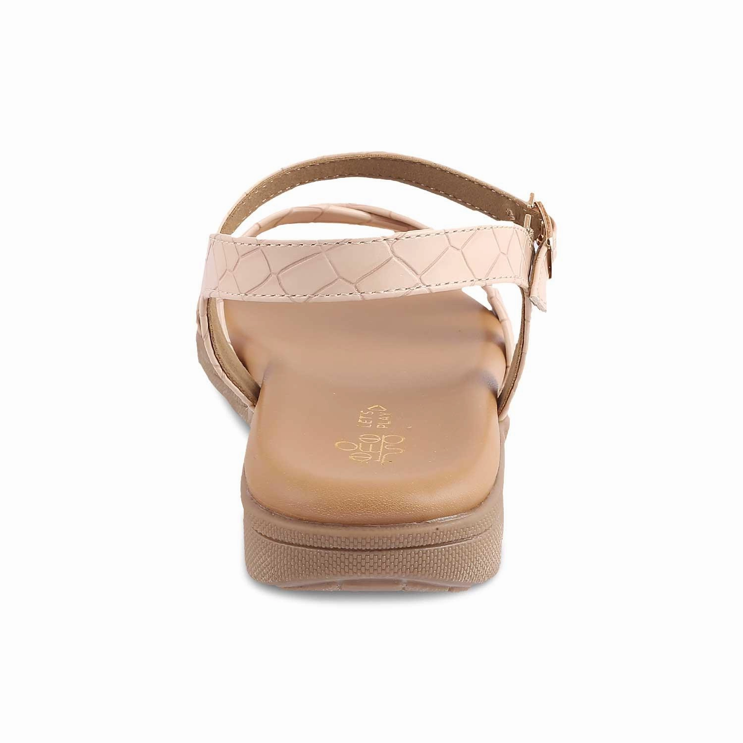 The Crosstile Beige Women's Casual Flats Tresmode Women Flat Office Shoes