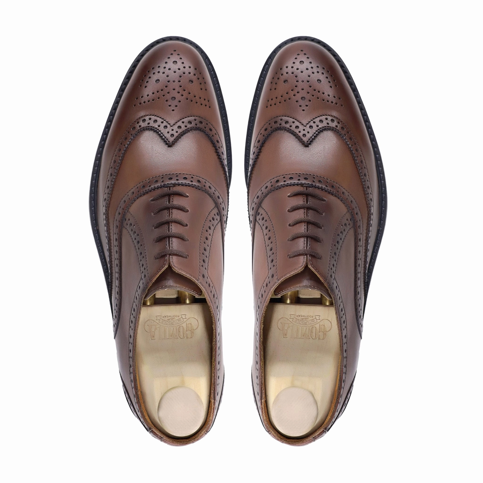 Dress Oxfords Bizarro - Men's Brown Calf Leather Oxford Shoe