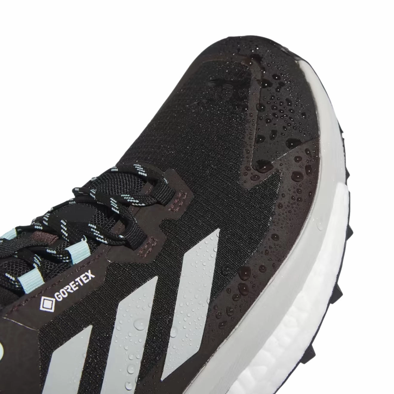 Adidas Terrex Free Hiker 2.0 Low Gore-Tex Hiking Shoes Core Black / Wonder Silver / Semi Flash Aqua Top Winter Hiking Boots