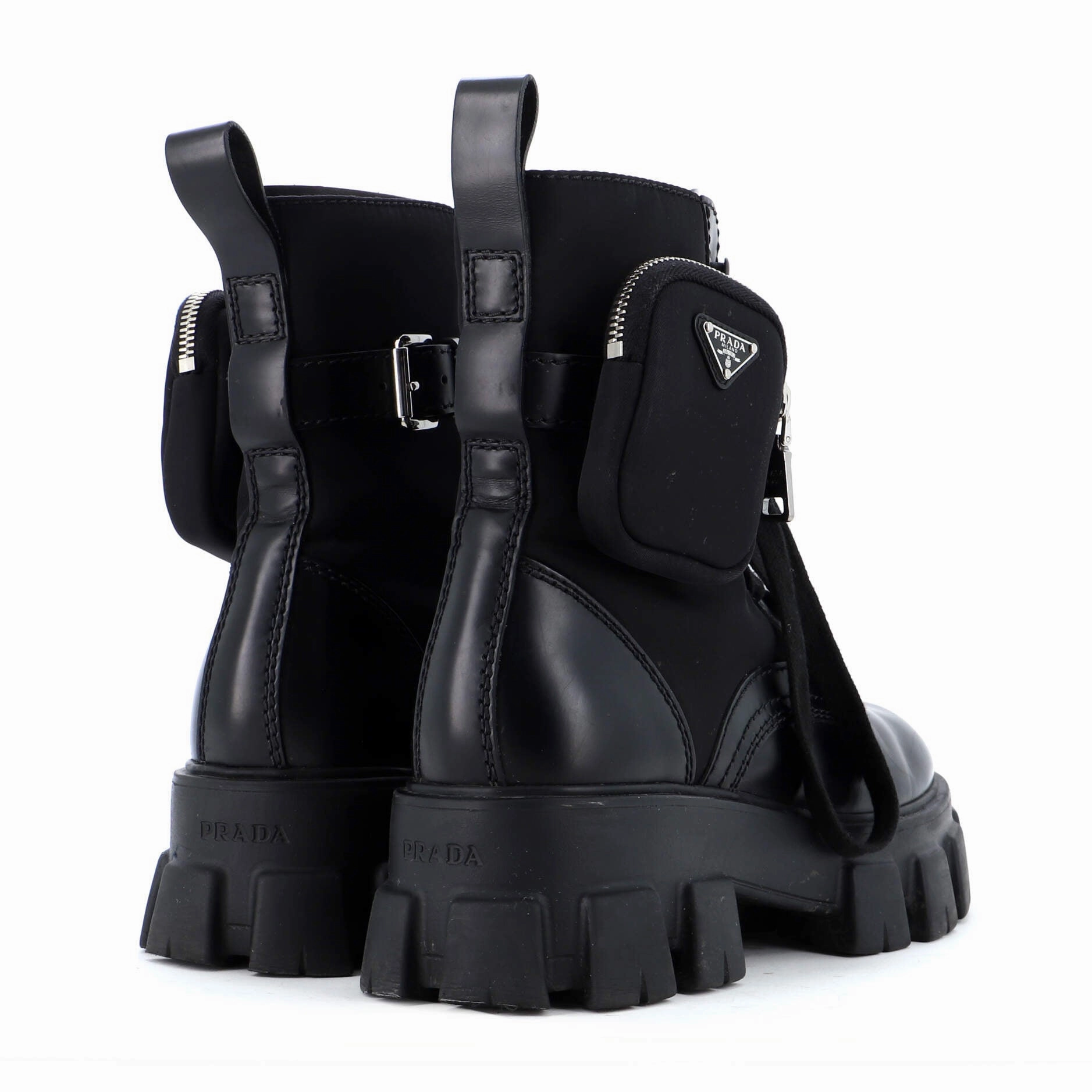 Czech Platform Combat Boot Monolith Combat Boots Leather and Nylon