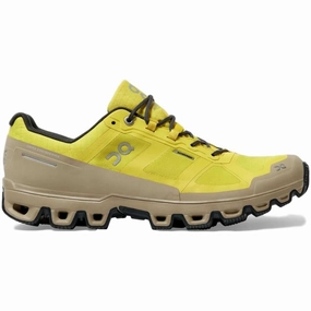 Waterproof Shoes For Healthcare Workers Men's On Cloudventure Waterproof, Mustard/Shadow, 7.5 D Medium