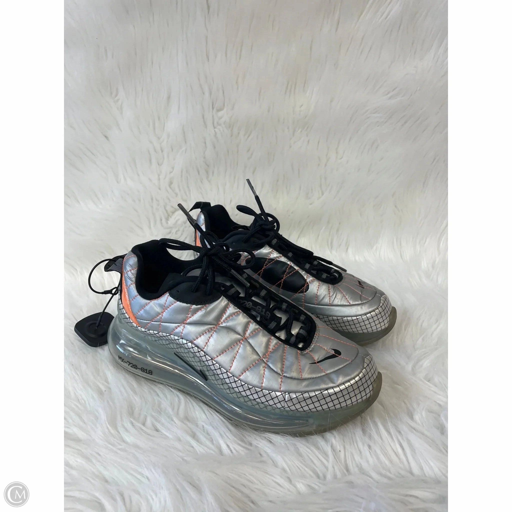 Nike Basketball Shoes Penny Hardaway Shoes Athletic By Nike In Grey & Orange, Size: 7