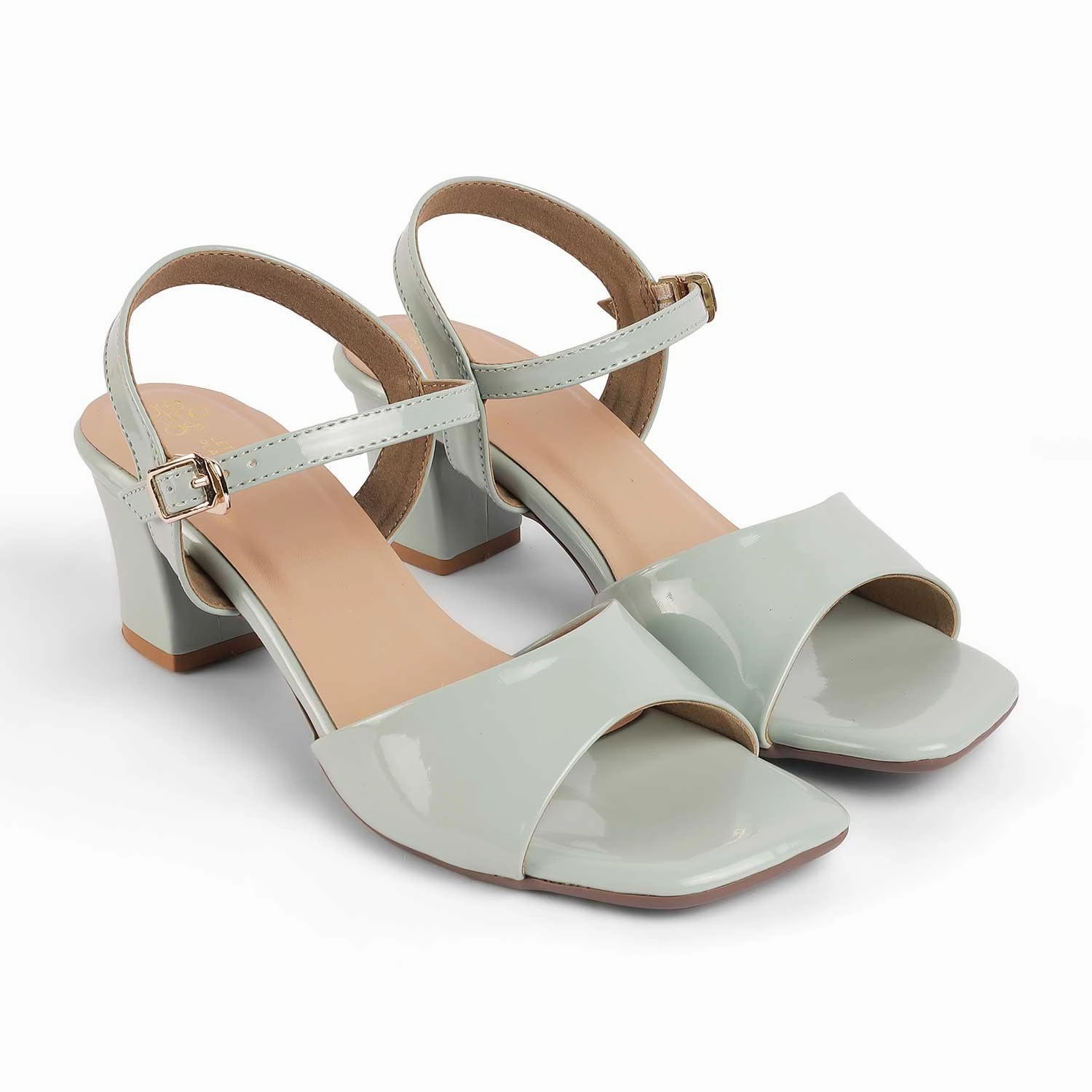 Tresmode Solor Green Women's Casual Block Heel Sandals Sandals St John