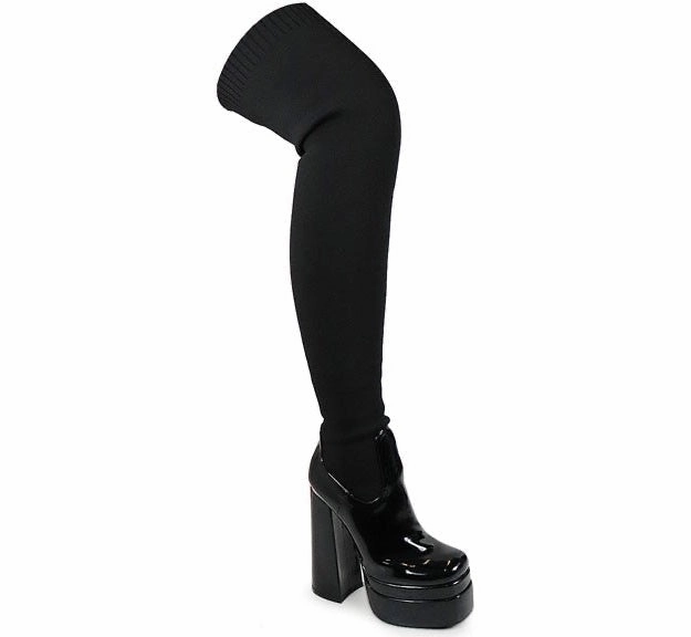 Timeless Knee High Boots ARI-22 Black