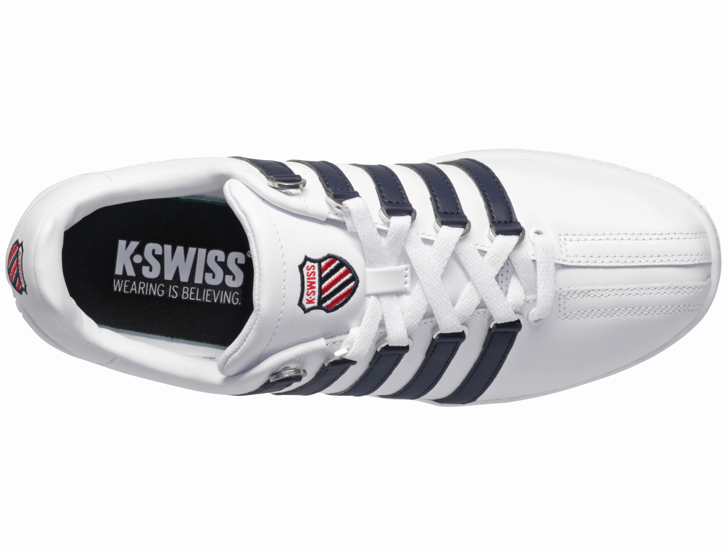 Best Tennis Shoe For Heel Pain 07321-109-XW | CLASSIC VN | WHITE/WHITE/NAVY