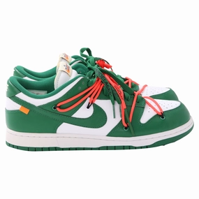 Sneakers For Standing All Day Nike x Off-White Dunk Low Sneakers in Pine Green Leather